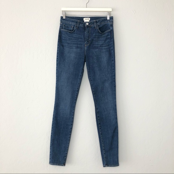 L’AGENCE Marguerite High Rise Skinny Jean Dark Vintage Wash - Picture 3 of 9